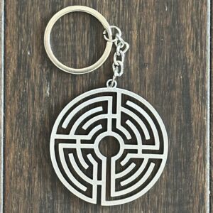 labyrinth keychain